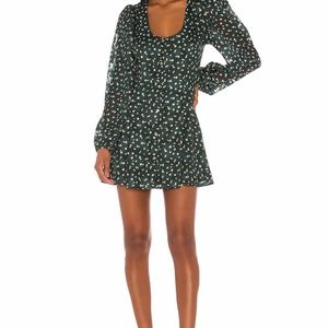 Tularosa Wilder Dress in Hunter Green